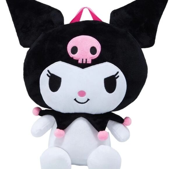 Kuromi 3D Plush Backpack - Picture 2 of 8